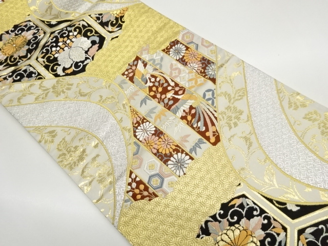 JAPANESE FUKURO OBI / WOVEN PHOENIX